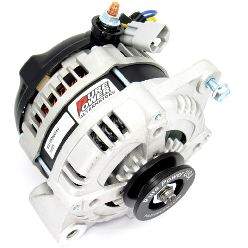 240 Amp 1V Pulley Replaces stock alternator with stock wiring Custom High Output Alternator Built in the USA