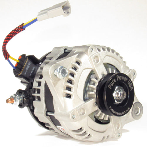 170 Amp 1V Pulley Replaces stock alternator with stock wiring Custom High Output Alternator OEM Built in the USA