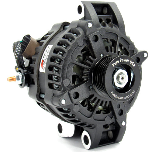 PurePower 250 Amp Marine Hairpin High Output Alternator, For Ski & Wake Boats with Raptor Engines